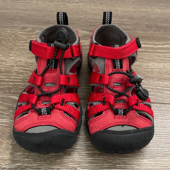 Boy’s Keen Washable Sandals, Red, Size 10K - Picture 6 of 6